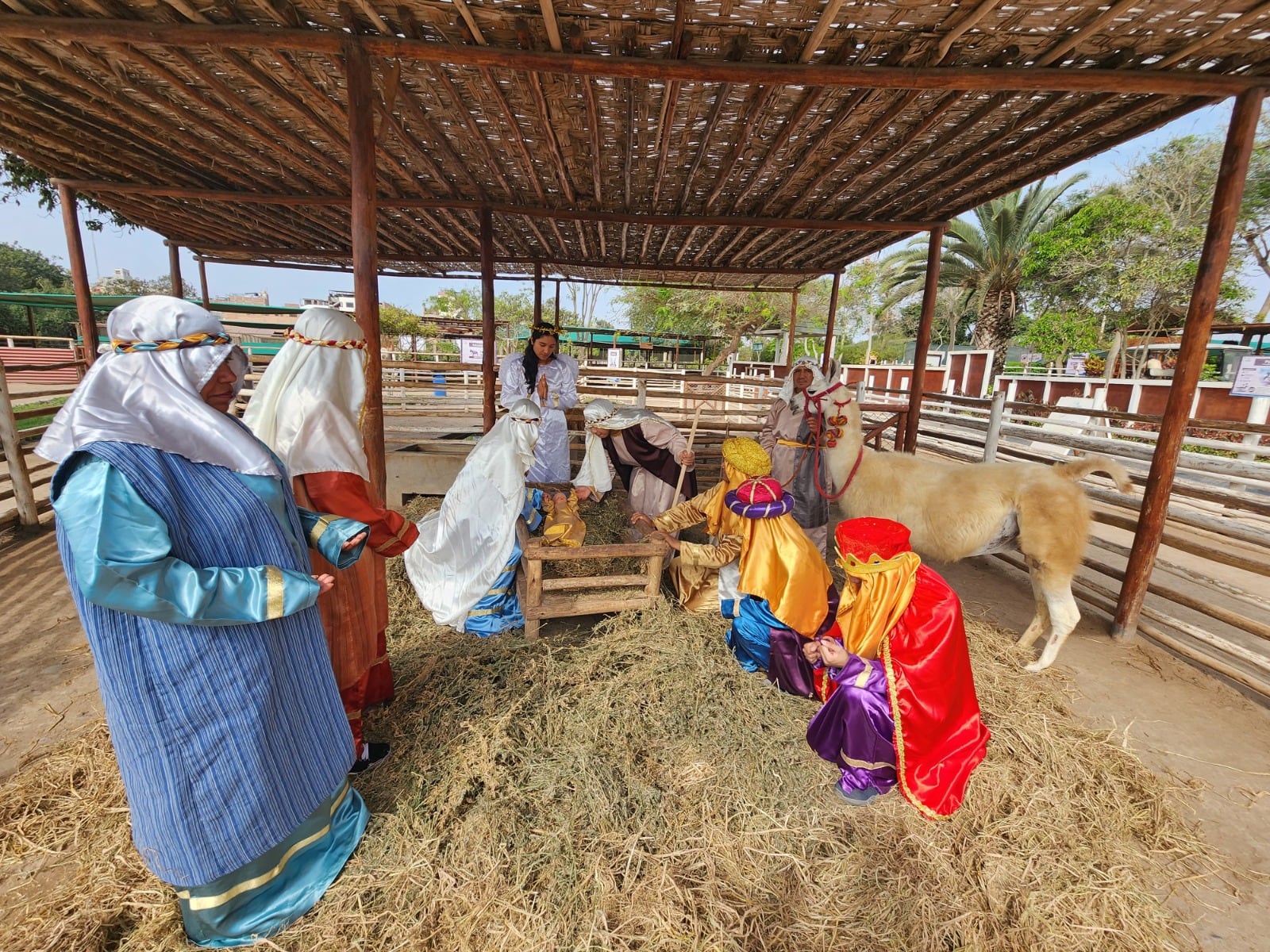 Parque de Las Leyendas por Navidad.