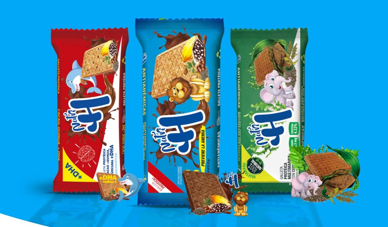 La galleta 'Nutri H', creada por Julio Garay sí combate la anemia. (Foto: Web Nutri H)