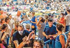 Incendio incontrolable obliga evacuar a más de 30 mil personas de la isla griega de Rodas