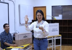 Keiko Fujimori emite su voto y esperará resultados en local partidario