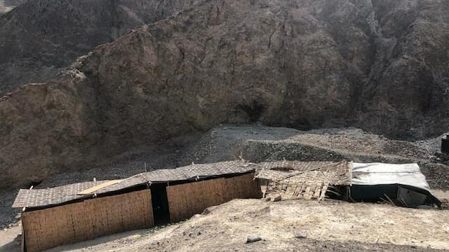 MP y PNP hallan campamento minero ilegal dentro del polígono de Líneas y Geoglifos de Nasca