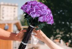 Ahora regalarán flores moradas