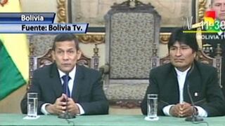 Humala apoyará demanda marítima de Bolivia 