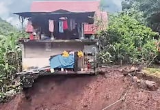 Lluvias dañan casas y puente, y dejan zonas sin electricidad y alcantarillado