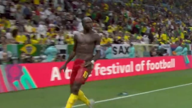 Aboubakar se emocionó en el Camerún vs. Brasil: el jugador marcó el gol del triunfo, pero fue expulsado por quitarse la camiseta