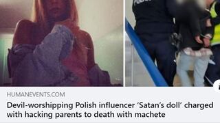 La “Barbie del diablo” mata a sus padres a machetazos e intenta quemar los cuerpos