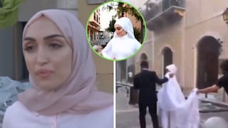 Nuevas imágenes de la novia que se salvó en explosión en Beirut: “Me preguntaba: ¿Voy a morir?” | VIDEO