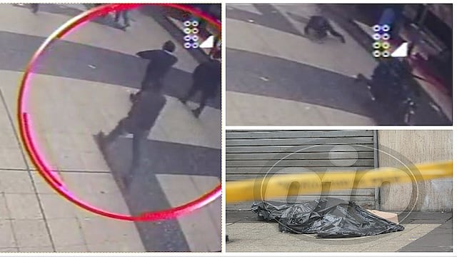 Jirón de la Unión: nuevas imágenes de la balacera que dejó una mujer muerta (VIDEO)