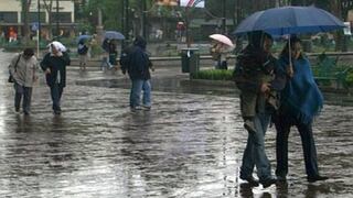 Senamhi advierte fuertes lluvias en 14 regiones