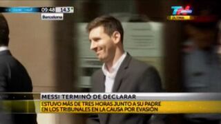 Lionel Messi y su padre declararon por supuesto fraude fiscal [VIDEO]