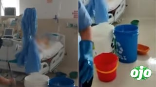 Sala de UCI del Hospital del Niño en Breña es afectada por filtración de agua tras rotura de tubería
