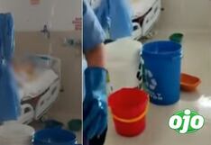 Sala de UCI del Hospital del Niño en Breña es afectada por filtración de agua tras rotura de tubería