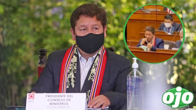 Premier Guido Bellido fue captado chacchando hoja de coca en el Congreso | VIDEO