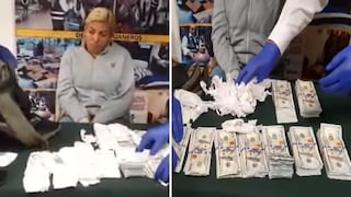 Capturan a venezolana que pretendía sacar del Perú más de 80 mil dólares falsos pegados al cuerpo 