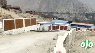 Colegio en peligro de desaparecer ante amenaza de huaico en Huarochirí (VIDEO)