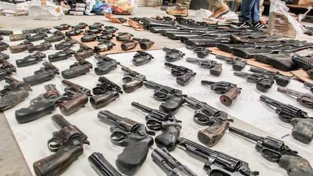 Más de 39 mil armas de fuego ilegales circulan en el Perú