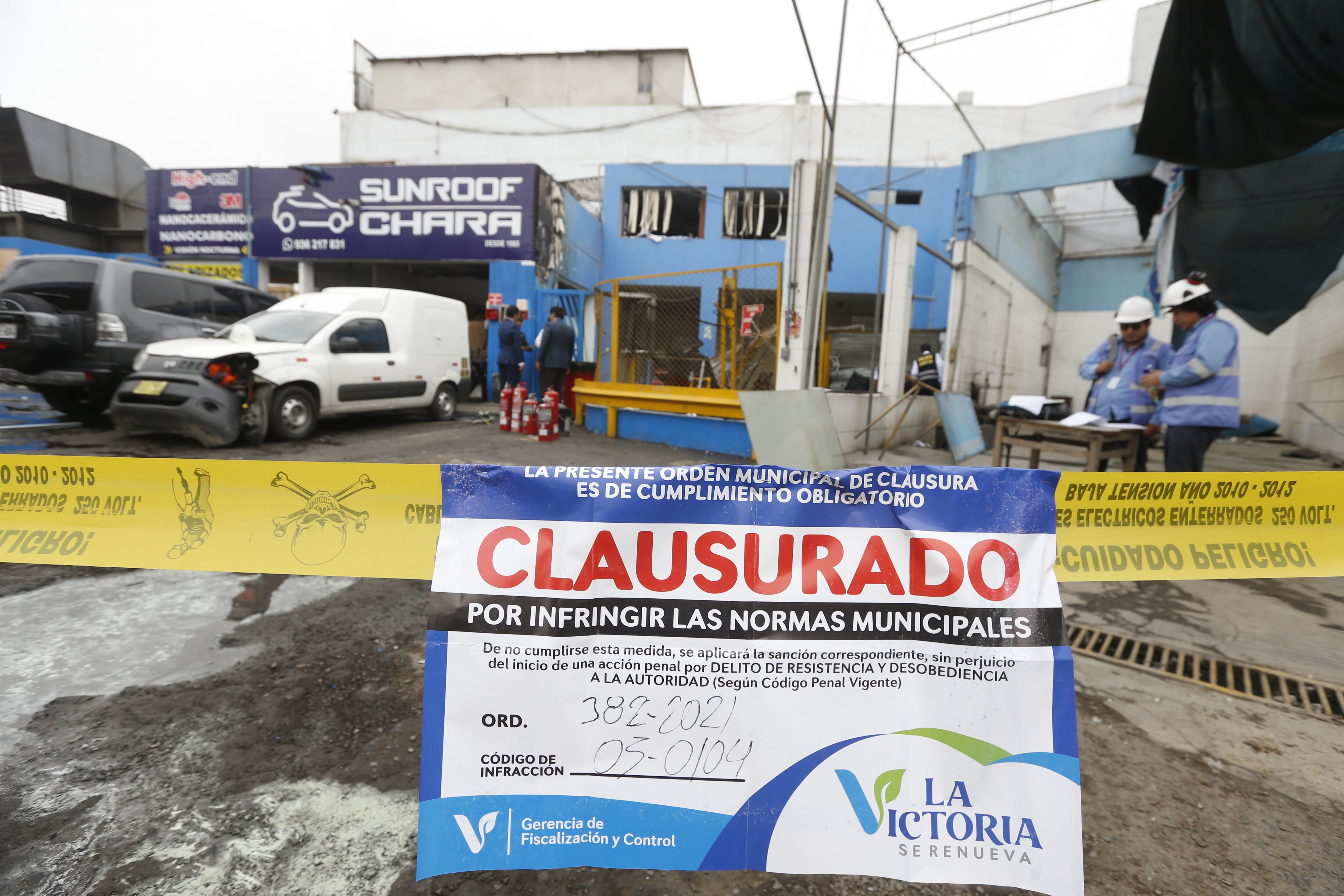 Explosión de grifo en La Victoria
(FOTO: GEC)