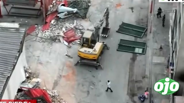 Puente Piedra: Municipalidad de Lima realiza demolición parcial del mercado Huamantanga (VIDEO)