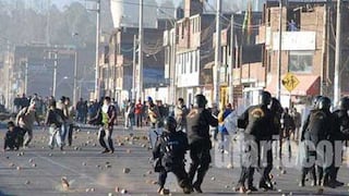 Junín: Universitarios queman vehículo policial y bloquean Carretera 