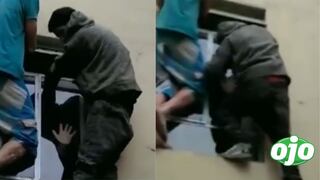 Vecinos de La Victoria capturan a ladrón que intentó escapar por la ventana de una vivienda