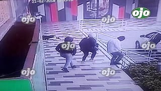 Imágenes del preciso momento del asalto a banco en Surco (VIDEO)