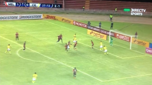 Copa Sudamericana: ‘chalaca’ de Rinaldi casi genera el empate de Cienciano, pero Cáceda atajó | VIDEO