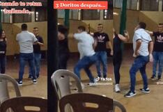 Mujer pone un reto de baile a su pareja y este arma una coreografía al ritmo del “Siqui Siqui”