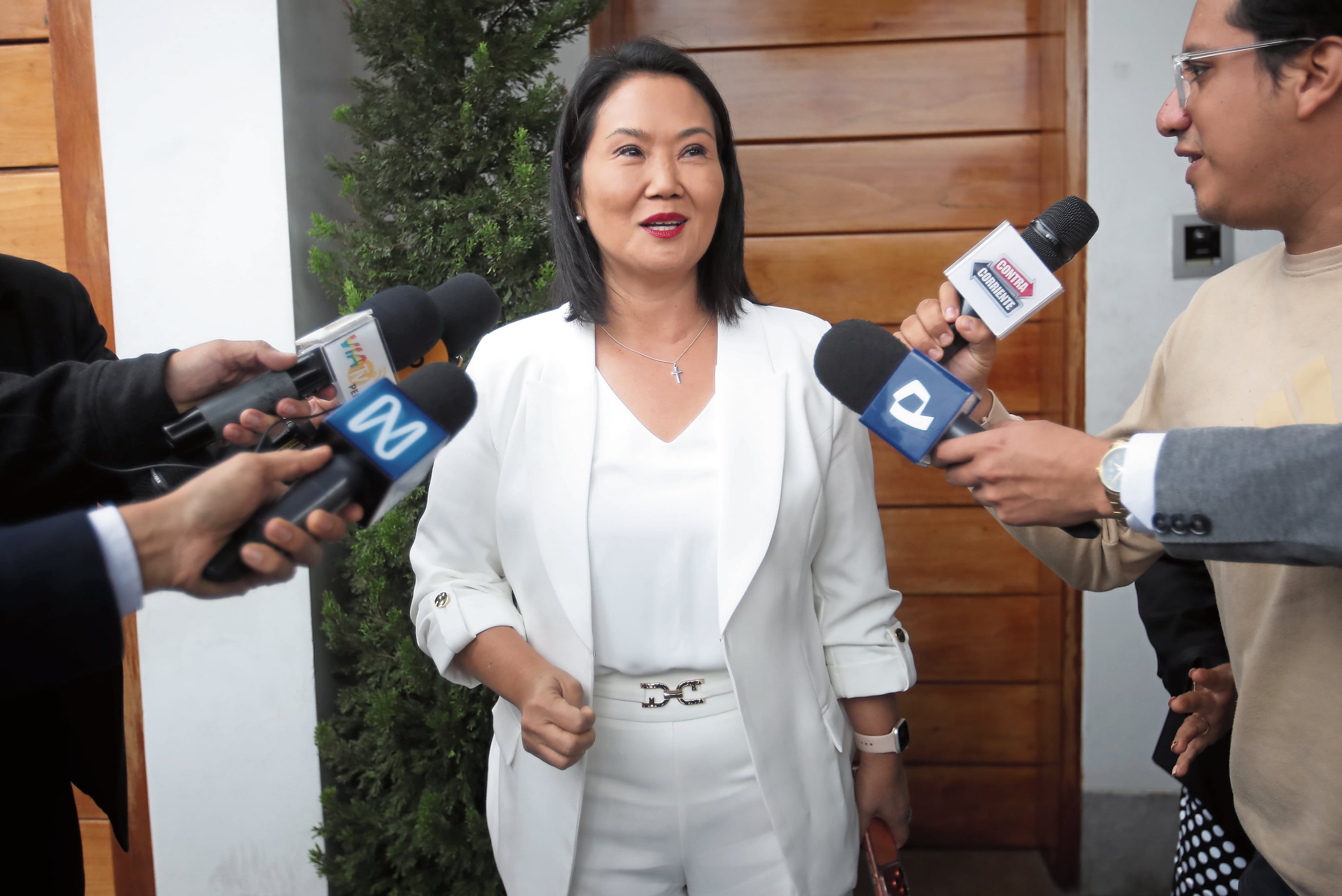 La presidenta electa Keiko Fujimori aseguró que se inicia “una nueva etapa” en el Perú. Foto: Jesús Saucedo @photo.gec