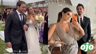 Valeria Piazza impactó con su vestido en la boda de Ethel Pozo y Julián Alexander | VIDEO