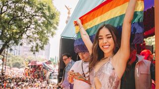 Danna Paola alborotó a sus fans al asistir a la Marcha del Orgullo LGBT+ en México 