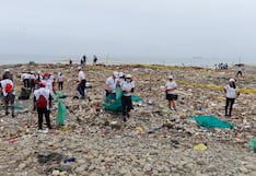 Recogen más de 30 toneladas de basura marina en la playa más contaminada del Perú