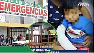 Niñito de 4 años se fracturó una mano en juegos infantiles del Hospital Daniel Alcides Carrión del Callao