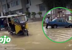 Persistentes lloviznas inundan calles de Tumbes