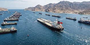 El estrecho de Ormuz es clave para el comercio mundial del petróleo.