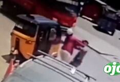Mototaxista empuja a hombre durante altercado y lo atropella un camión en Cañete (VIDEO)