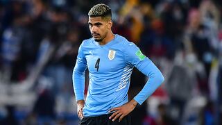 Araújo se operará y su decisión lo deja con poco tiempo para poder ir al Mundial con Uruguay