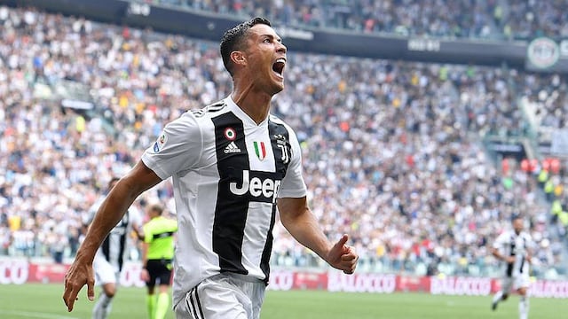 ​Cristiano Ronaldo anota doblete y mantiene al Juventus como puntero