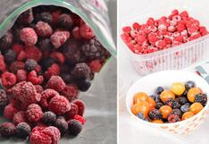 Recetas saludables de helados, raspadillas y cremoladas con berries