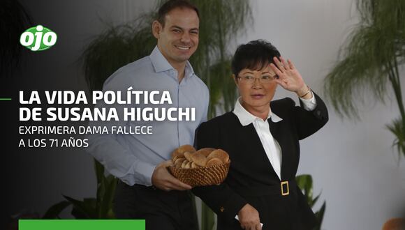 Susana Higuchi falleció a los 71 años: conoce la vida política de la exprimera dama