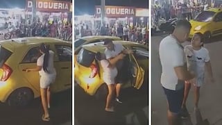 Mujer embarazada descubre a su pareja con otra mujer: armó escándalo en la calle (VIDEO)
