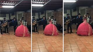 Quinceañera sorprende con su voz al cantar durante su fiesta | VIDEO