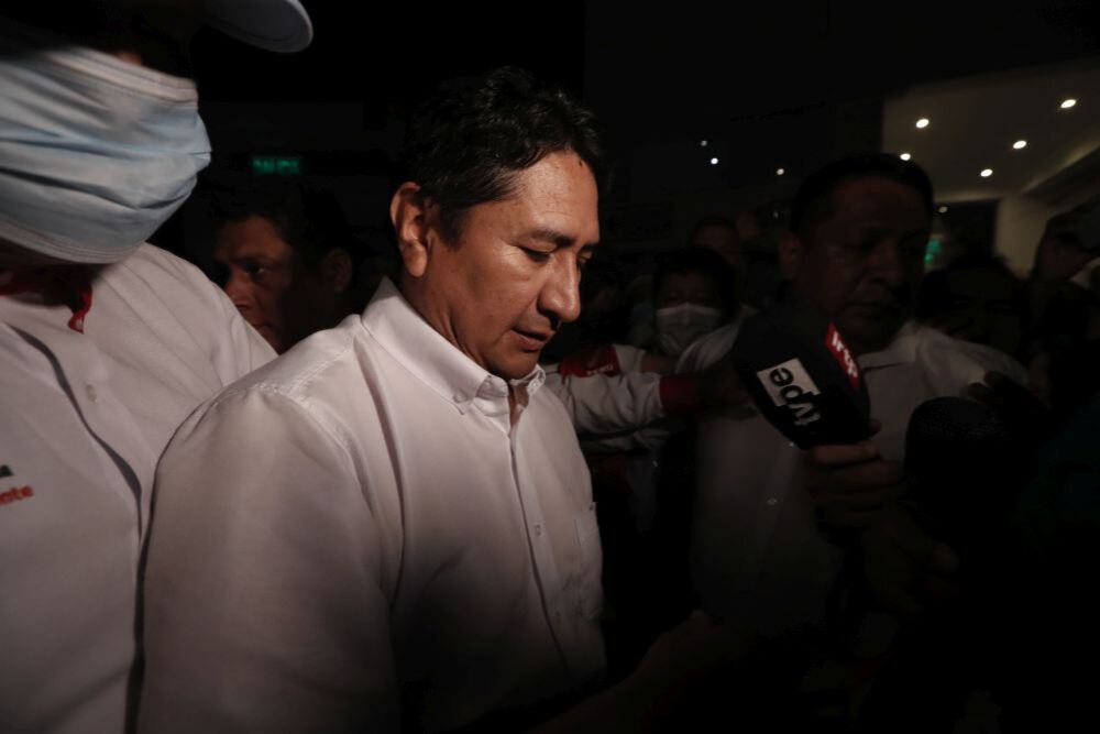 lima 22 de marzo del 2022
Vladimir Cerrón en actividad de Perú Libre, escuela de capacitación