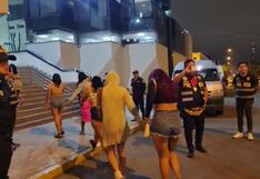 PNP rescata a 26 mujeres sometidas a explotación sexual en Lima
