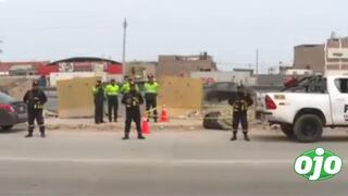 Hallan cadáver dentro de un costal en la carretera de la Panamericana Sur en VES