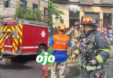 Rímac: Más de 10 unidades de bomberos atienden un incendio en una quinta en Av. Francisco Pizarro