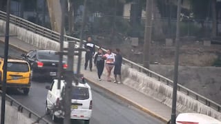 Embarazada “robacelulares” cayó con tres cómplices en puente Del Ejército