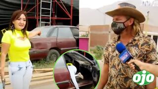 Flor de Huaraz llora y le arma escándalo al gringo Karl: “¡conchudo, infeliz, miserable!” | VIDEO