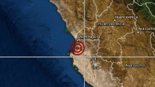 Ica: sismo de magnitud 4,3 sacudió Pisco