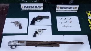 Agentes policiales detuvieron a mototaxista que alquilaba armas de fuego