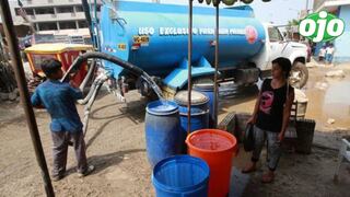 Vecinos de cuatro distritos denuncian tener suspendido el servicio de agua a pocos días del corte masivo en Lima